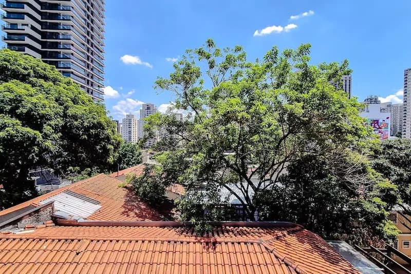A vista da janela do studio
