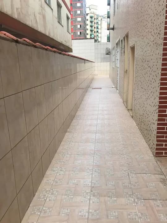 caminho externo de acesso ao condomínio